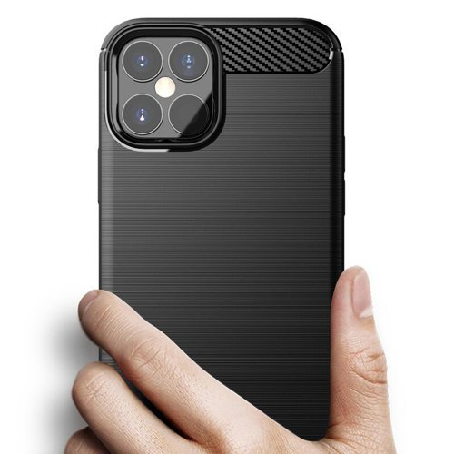 Husa Samsung  M31s, model Carbon, silicon flexibil, negru [5]
