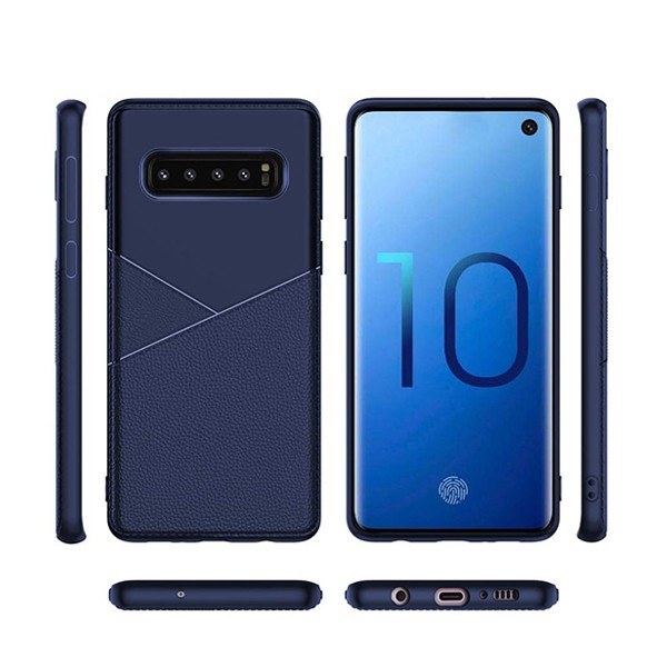 Husa Samsung S10, albastra, silicon flexibil, model Biz [2]