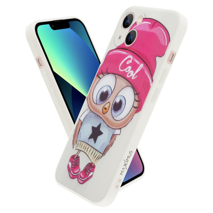 Husa Samsung S21 5G bej, bufnita cool, interior catifea [3]