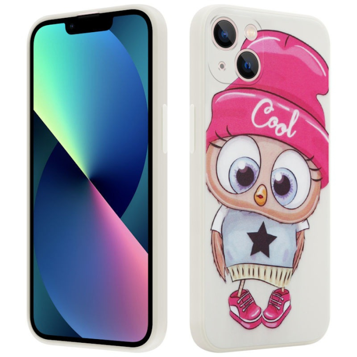 Husa Samsung S21 FE bej, bufnita cool, interior catifea [1]