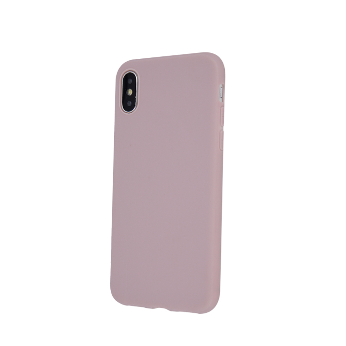 Husa Samsung S21 FE roz pudra, silicon mat, slim [1]