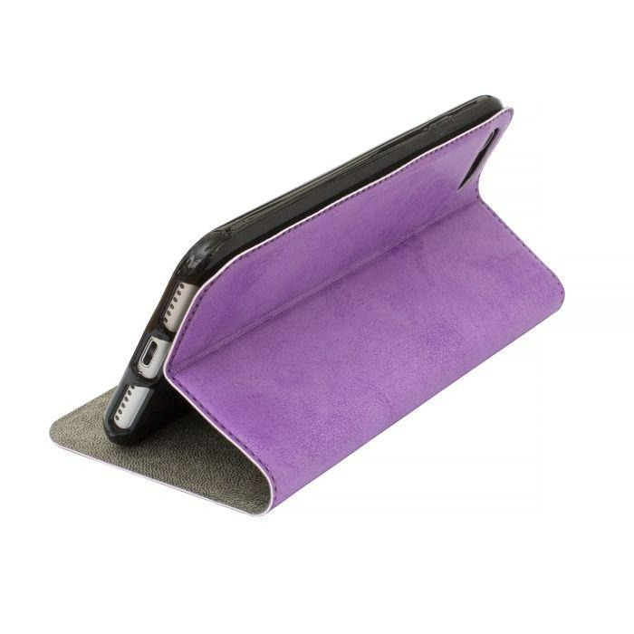 Husa Samsung S8 Plus  violet, piele ecologica, model carte Clarino [3]