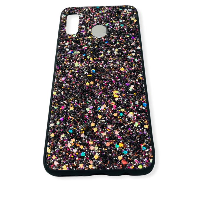 Husa Sand Glitter iPhone XS Max Visiniu [5]