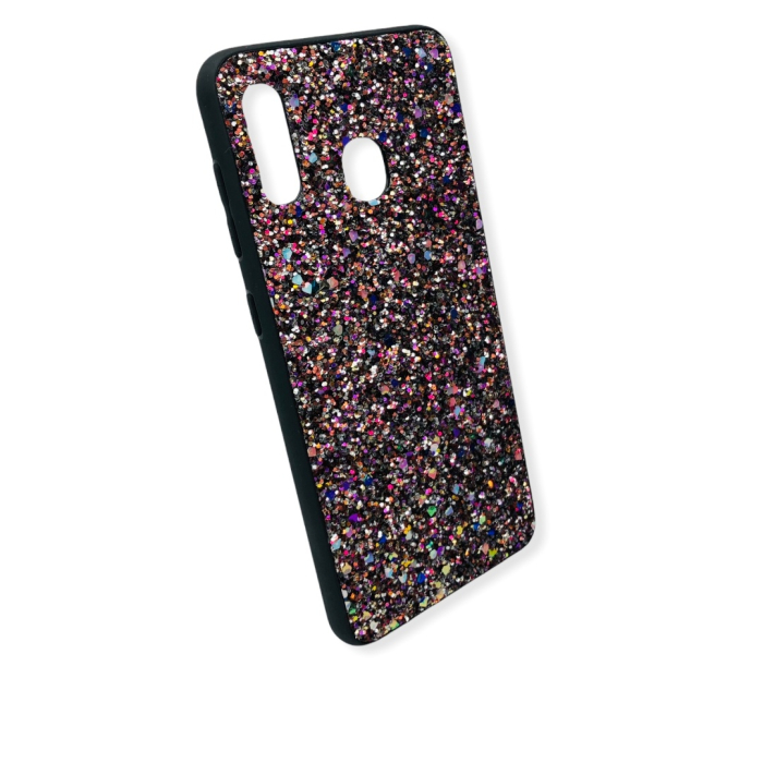 Husa Sand Glitter iPhone XS Max Visiniu [3]