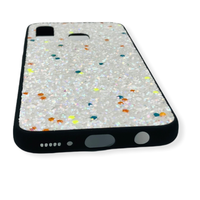 Husa Sand Glitter Samsung A40 White [5]