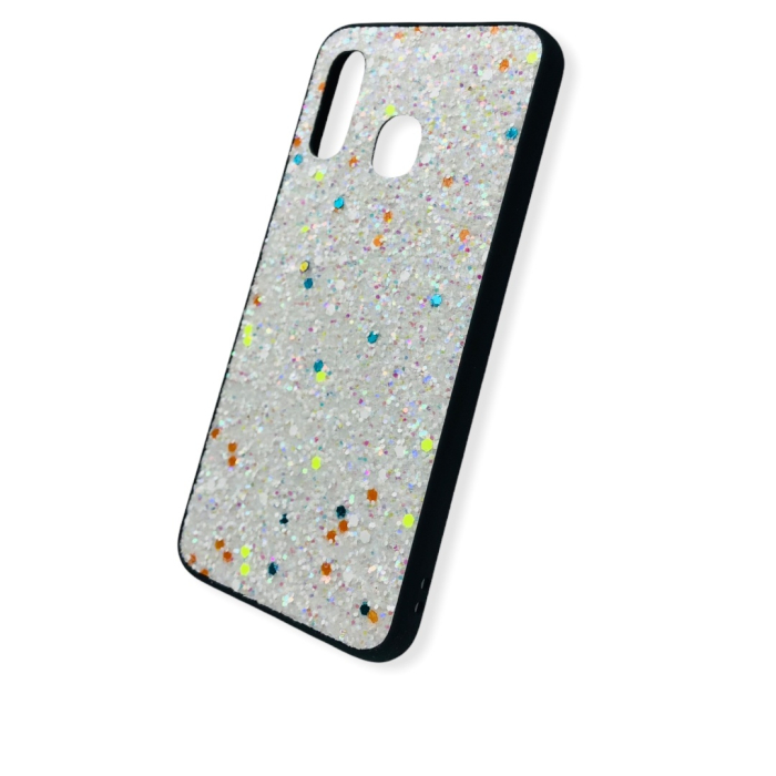 Husa Sand Glitter Samsung A40 White [2]