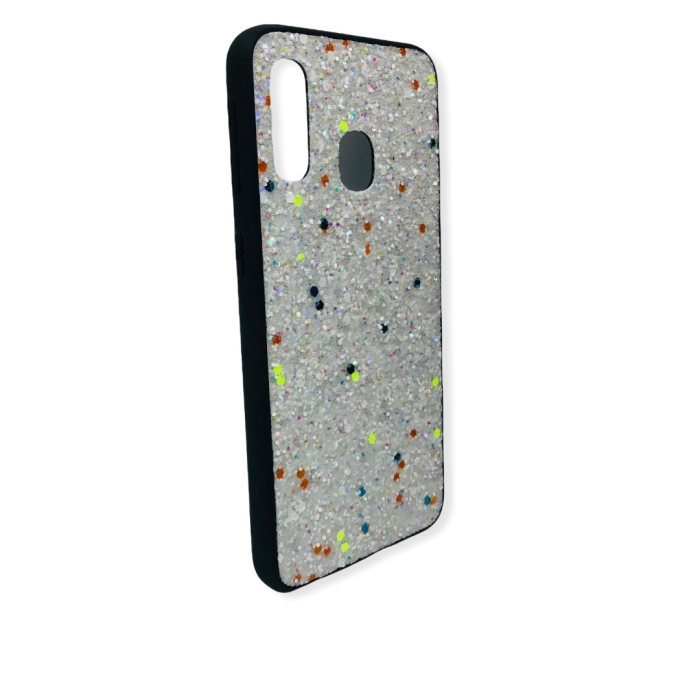 Husa Sand Glitter Samsung A40 White [4]