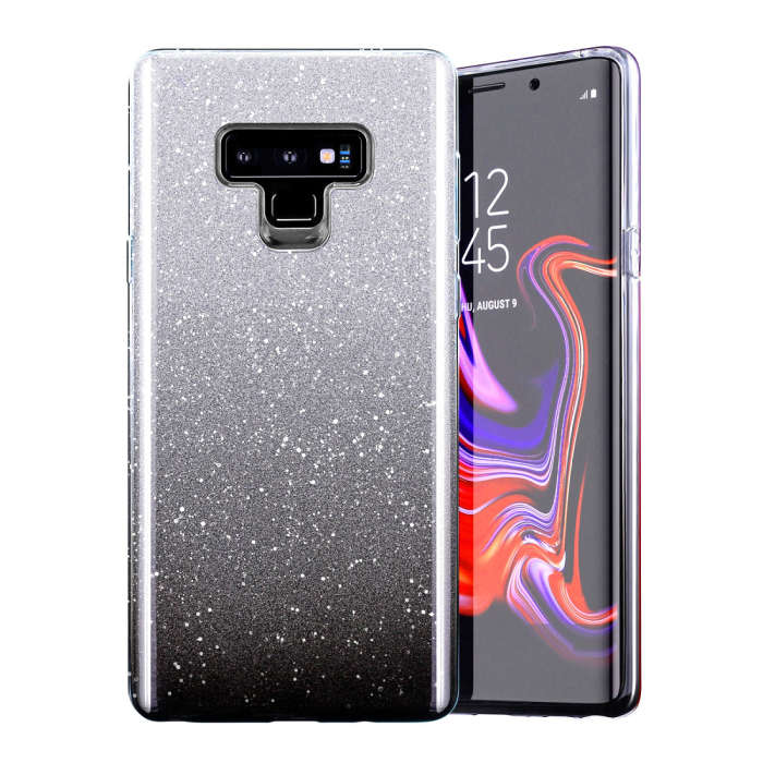Husa sclipici 3 in 1 pentru Samsung Galaxy A14 5G negru [1]