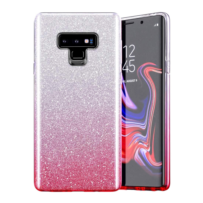 Husa sclipici 3 in 1 pentru Samsung Galaxy A14 5G roz [1]