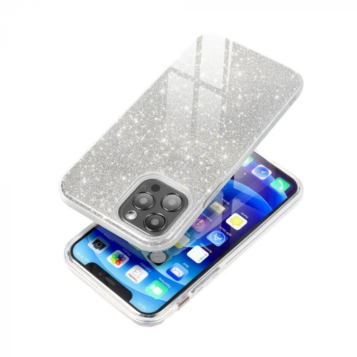 Husa sclipici 3 in 1 Samsung A15 4G / A15 5G argintiu [2]