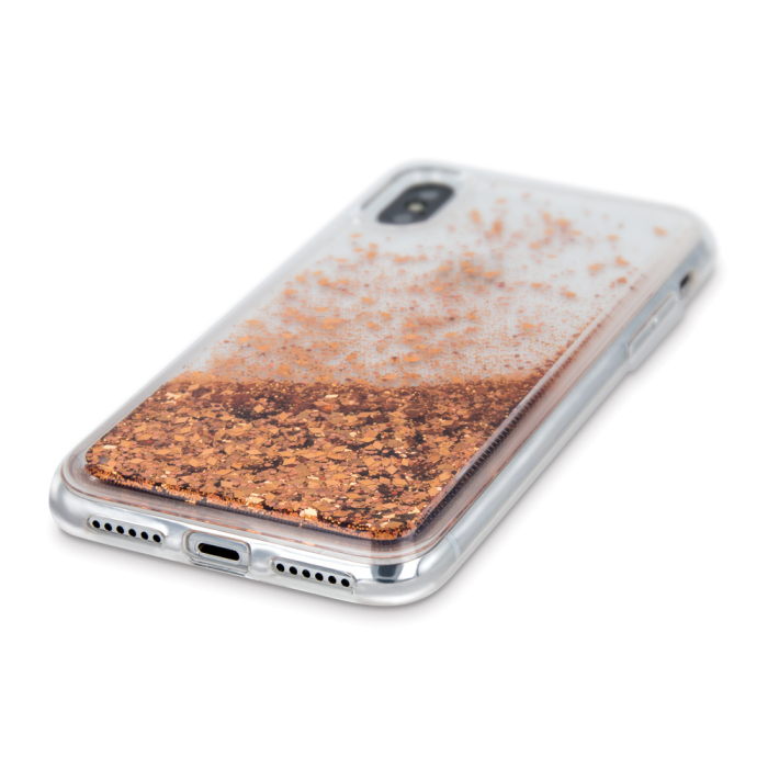 Husa sclipici lichid iPhone X/XS (5,8) gold [2]