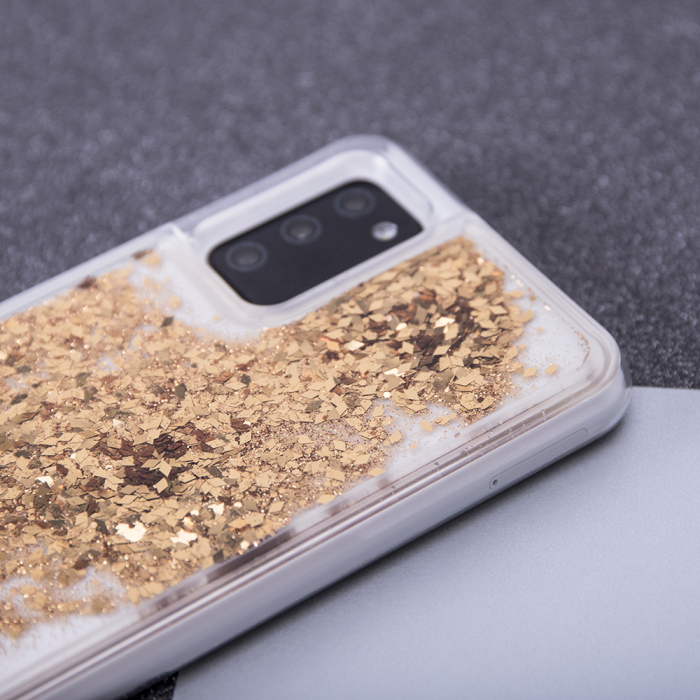 Husa sclipici lichid pentru Samsung A13 4G auriu [6]