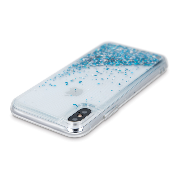 Husa sclipici lichid pentru Samsung A13 5G / A04S albastru [4]
