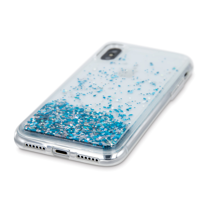 Husa sclipici lichid pentru Samsung A13 5G / A04S albastru [3]