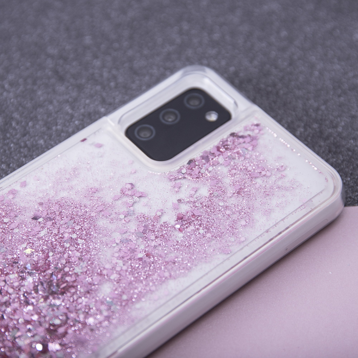 Husa sclipici lichid Samsung A70 purple [6]