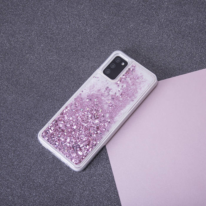 Husa sclipici lichid Samsung A70 purple [8]
