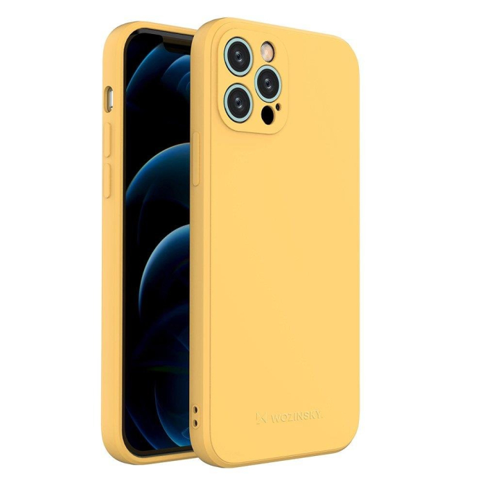Husa silicon colorat Wozinsky iPhone 11 Pro yellow [1]