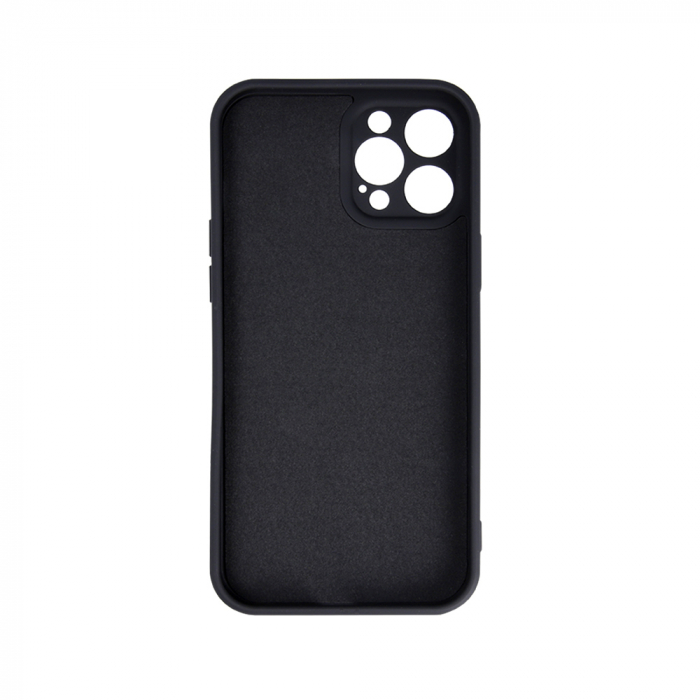Husa silicon cu inel Samsung Galaxy A25 5G, neagra, cu interior din catifea [3]