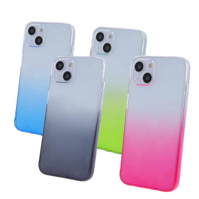 Husa silicon degrade pentru iPhone 12 6,1" green [5]