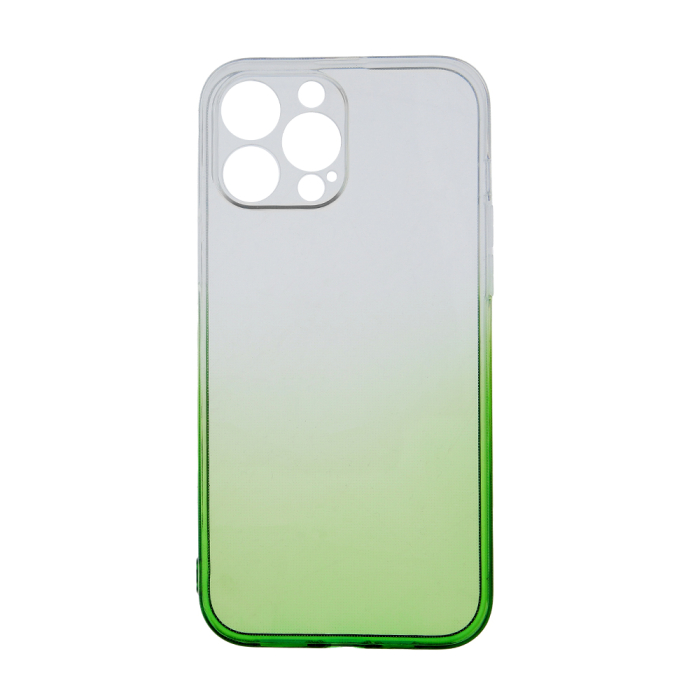 Husa silicon degrade pentru iPhone 12 6,1" green [2]