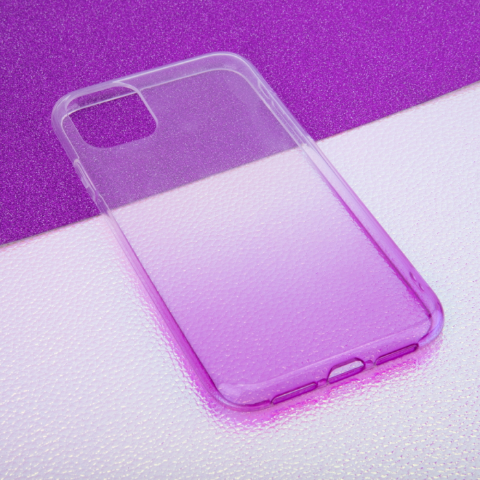 Husa silicon degrade pentru iPhone 7 Plus/8 Plus  violet [2]