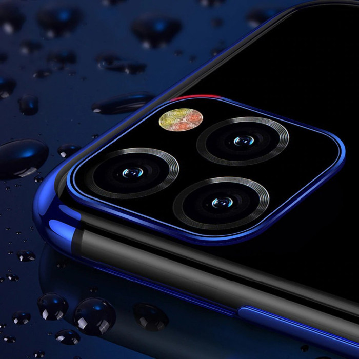 Husa Silicon Electroplating pentru Huawei Nova 5T / Honor 20 / Honor 20 Pro / Honor 20S albastra [4]