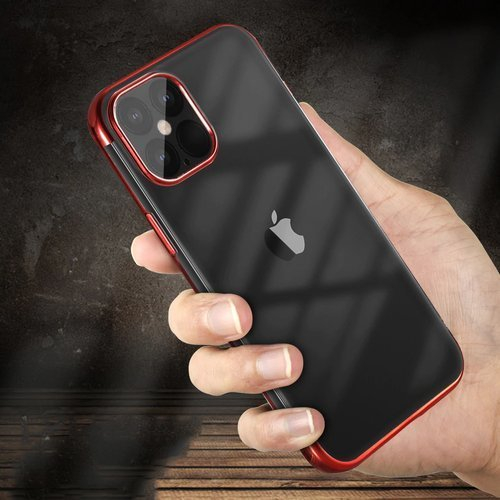 Husa Silicon Electroplating pentru iPhone X/XS rosie [5]
