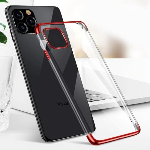Husa Silicon Electroplating pentru iPhone X/XS rosie [4]