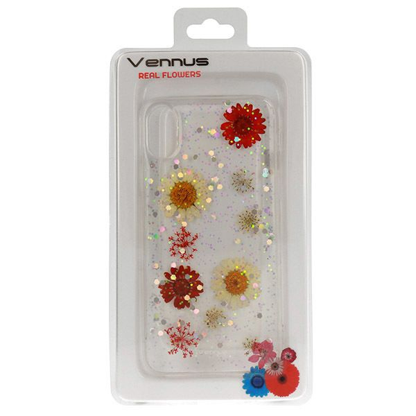 Husa silicon flori iPhone X/XS Stella [5]