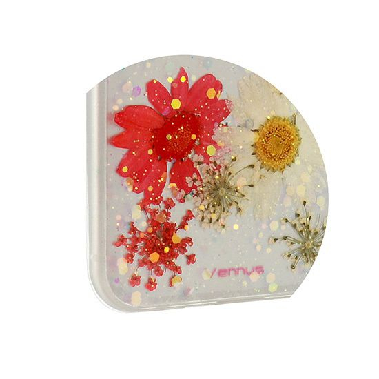 Husa silicon flori iPhone X/XS Stella [2]