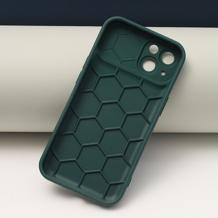 Husa silicon Honeycomb Samsung A15 4G / A15 5G verde [15]