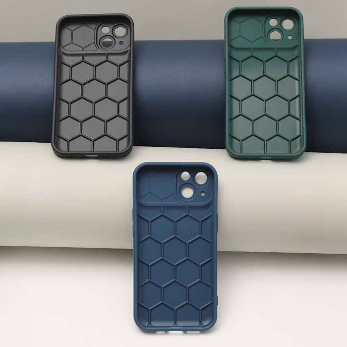 Husa silicon Honeycomb Xiaomi Redmi 12c / Redmi 11a green forest [13]