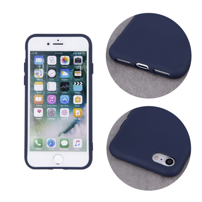 Husa silicon interior soft iPhone 15 6,1" dark blue [3]