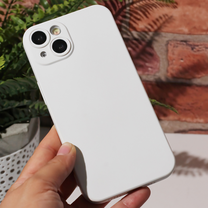 Husa silicon mat iPhone 15 Pro Max 6.7" white [10]