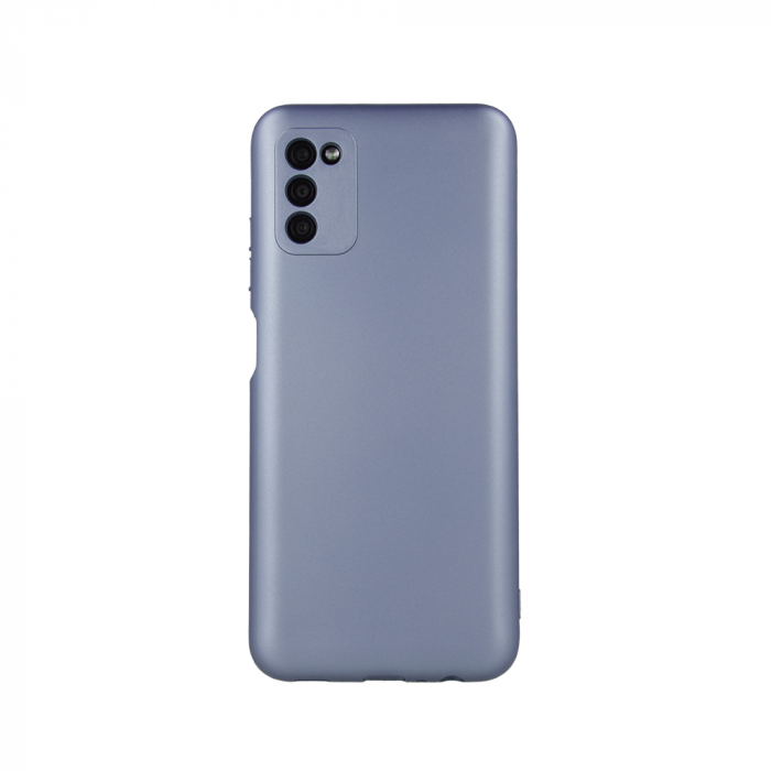 Husa silicon metalizat si interior catifea, Metallic Samsung A15 4G / A15 5G albastru [2]