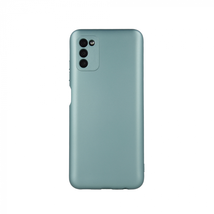Husa silicon metalizat si interior catifea, Metallic Samsung A15 4G / A15 5G verde [2]