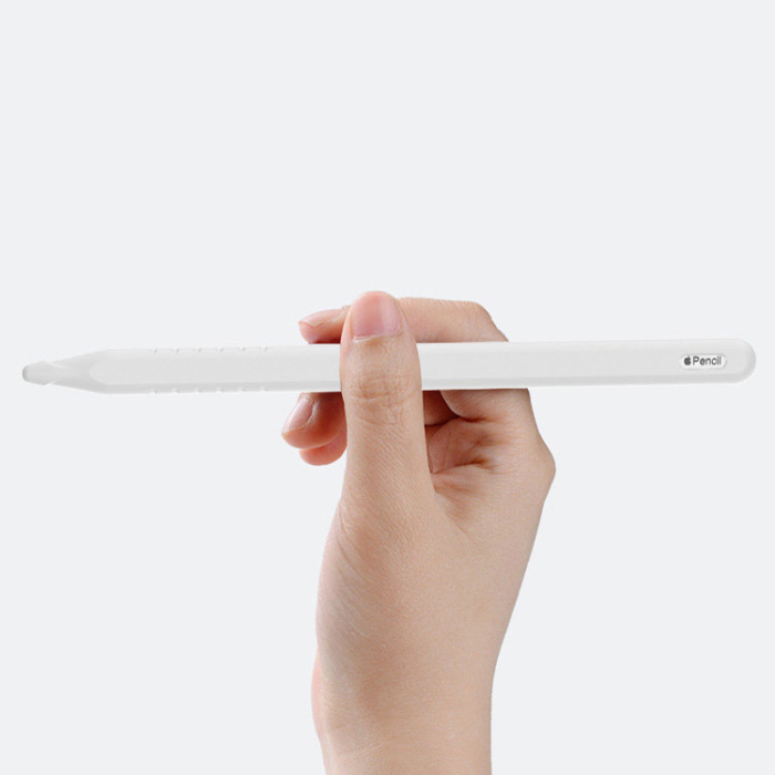 Husa silicon pentru Apple Pencil 2 white [3]
