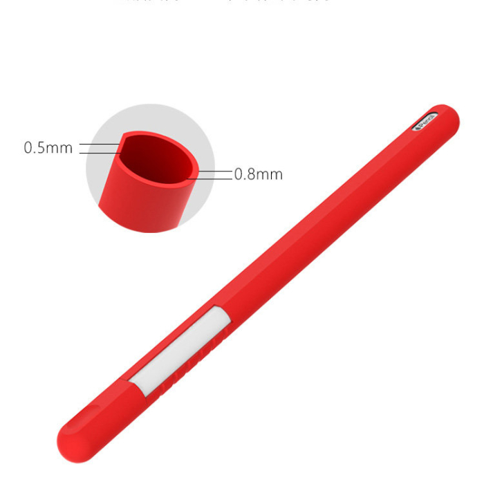 Husa silicon pentru Apple Pencil 2 white [5]