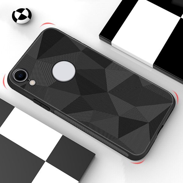 Husa silicon Prism Diamond iPhone X/XS Black [4]