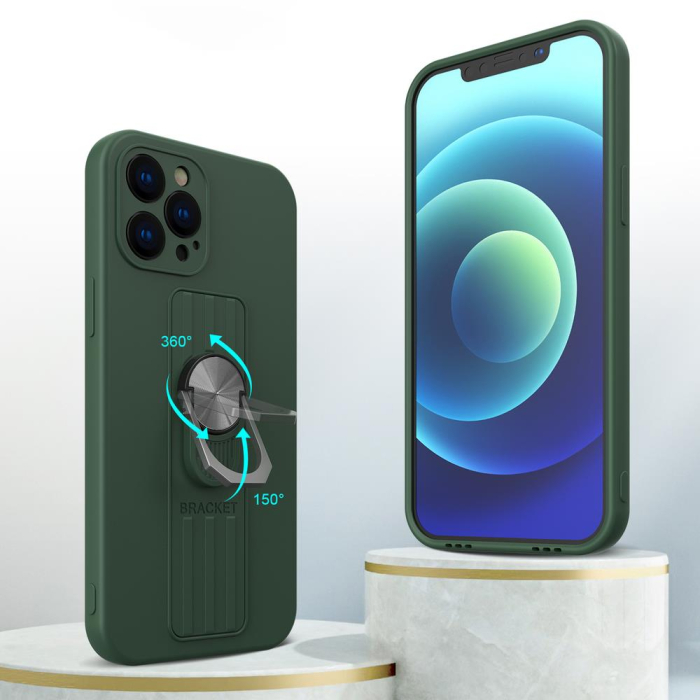 Husa silicon Ring Samsung Galaxy A22 5G menta [2]