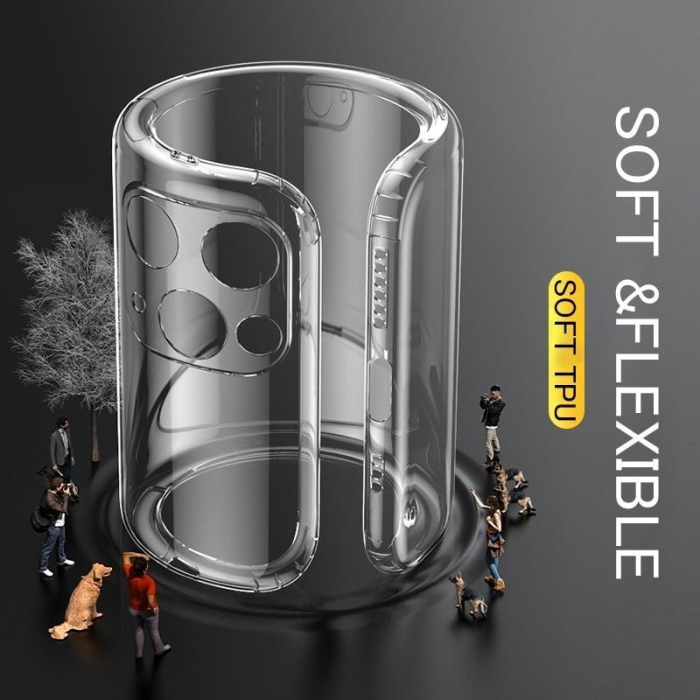 Husa silicon transparent  Space pentru  iPhone 14 Pro [3]