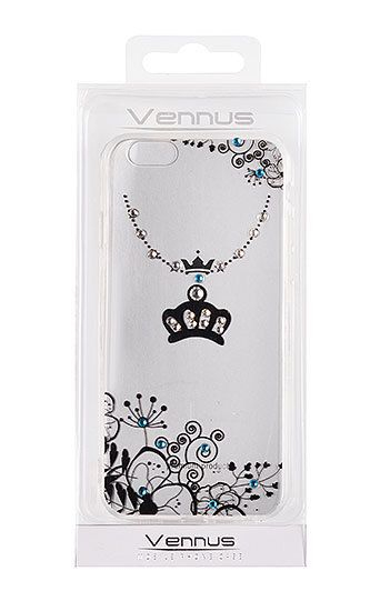 Husa silicon Vennus Art SAMSUNG GALAXY S7 EDGE Design 4 BLACK [2]