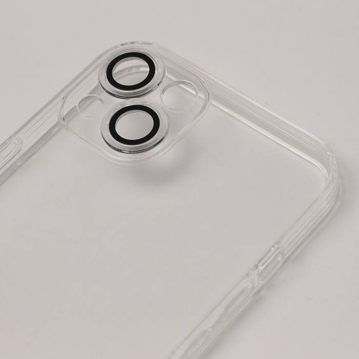 Husa Slim Color iPhone 13 6.1" transparent, sticla camera inclusa [4]