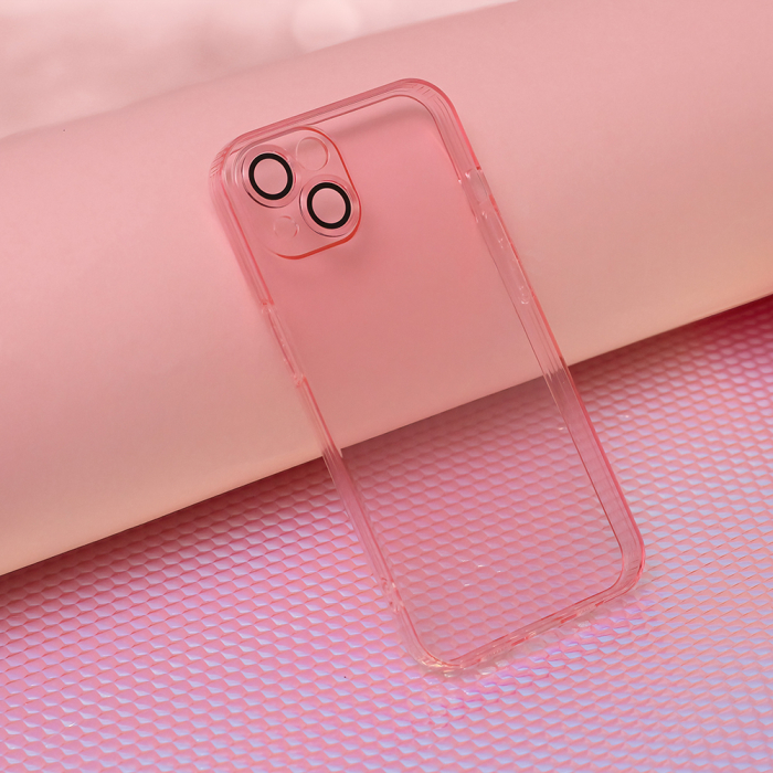 Husa Slim Color iPhone 14 Pro Max 6,7" pink, sticla camera inclusa [5]