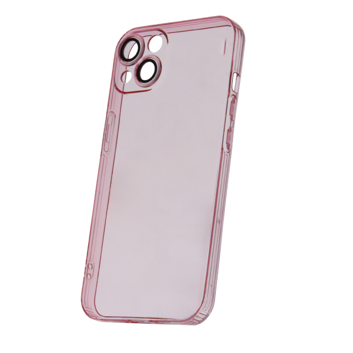 Husa Slim Color iPhone 14 Pro Max 6,7" pink, sticla camera inclusa [1]