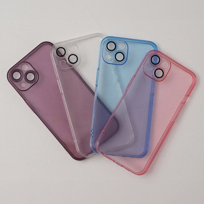 Husa Slim Color Xiaomi Redmi 12c / Redmi 11a plum, sticla camera inclusa [8]