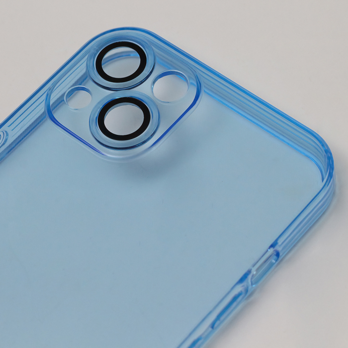 Husa Slim Color Xiaomi Redmi Note 12 4G albastru, sticla camera inclusa [4]