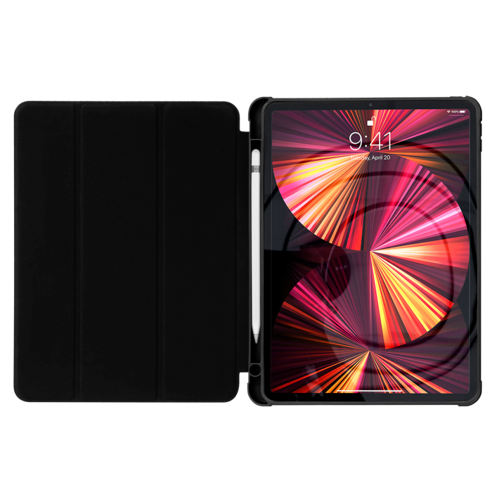 Husa Smart Cover pentru iPad Air 2020/2022, cu loc pentru Apple Pencil, black [3]
