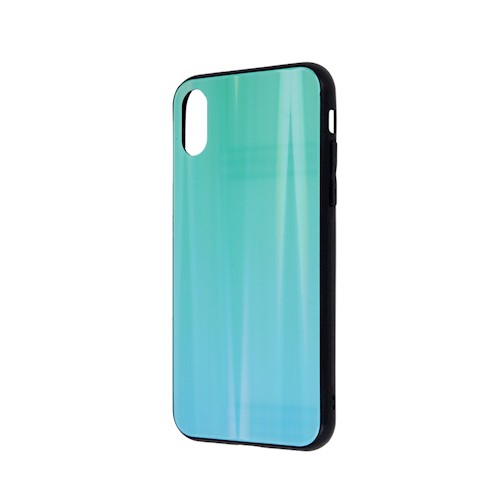 Husa spate sticla Aurora pentru iPhone 12 Mini 5.4 menta [2]