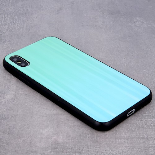 Husa spate sticla Aurora pentru iPhone 12 Mini 5.4 menta [4]